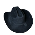 Load image into Gallery viewer, Black Rancher Cowboy Suede Hat with matching hat band.