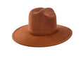 Load image into Gallery viewer, Rust Copper Flatbrim Hat Product picture with matching band.