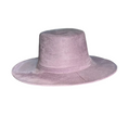 Load image into Gallery viewer, Lilac Flatbrim Hat with a Flattop and matching small band.