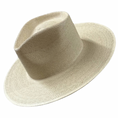 Load image into Gallery viewer, The Coastal Cowgirl Natural Fine Palm Hat – Semi-Hard Shell Flat Brim