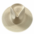 Load image into Gallery viewer, The Coastal Cowgirl Natural Fine Palm Hat – Semi-Hard Shell Flat Brim