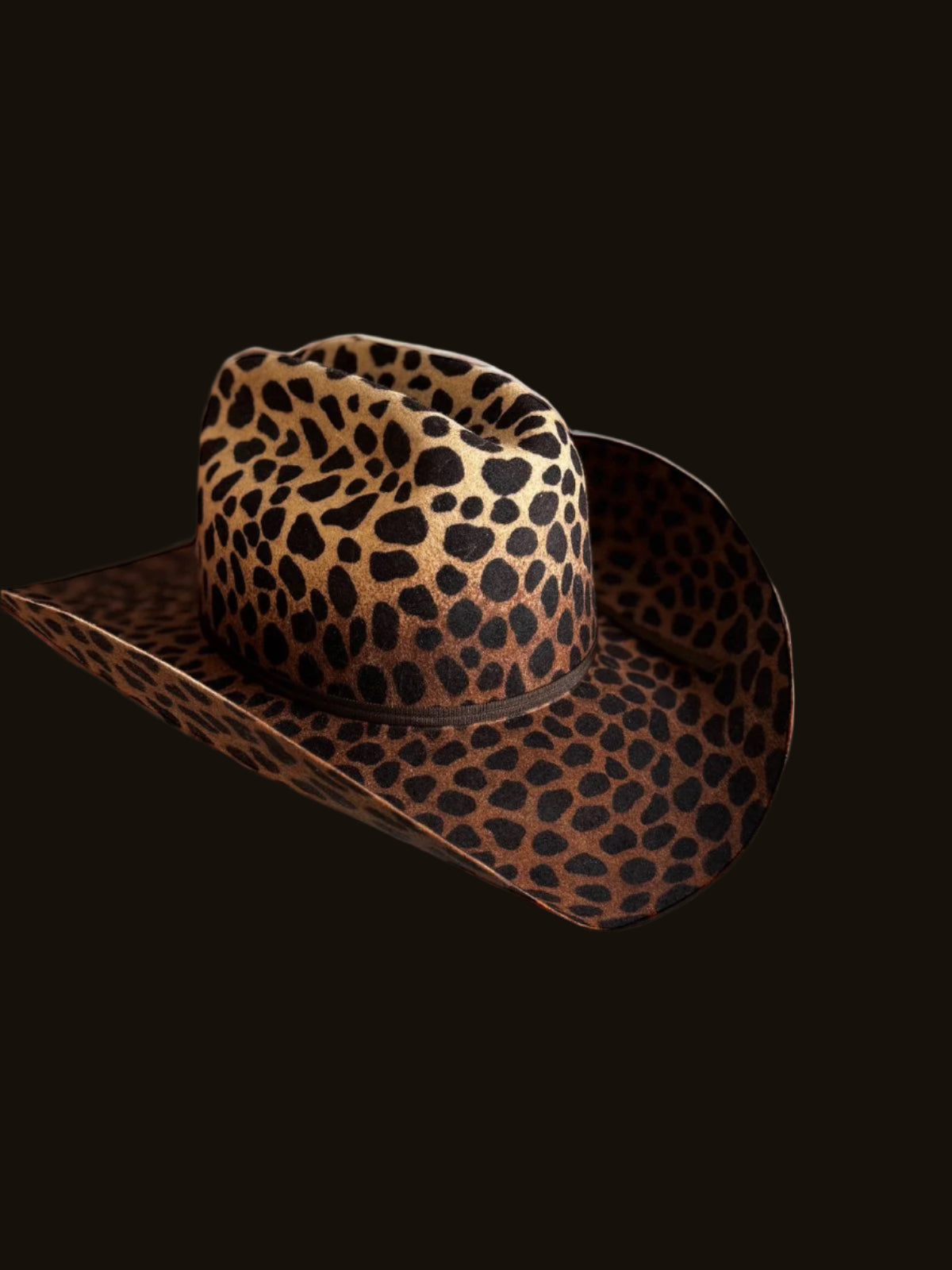 The Cowboy X The H Brand Leopard Wool Hat – Harper & Honey  display picture 1