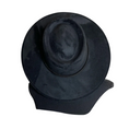Load image into Gallery viewer, Vegan Suede Hat- Flatbrim style black