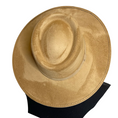 Load image into Gallery viewer, Vegan Suede Hat- Flatbrim style carmel
