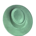 Load image into Gallery viewer, Vegan Suede Hat- Flatbrim style mint