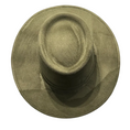 Load image into Gallery viewer, Vegan Suede Hat- Flatbrim style olive