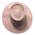 Load image into Gallery viewer, Vegan Suede Hat- Flatbrim style violet