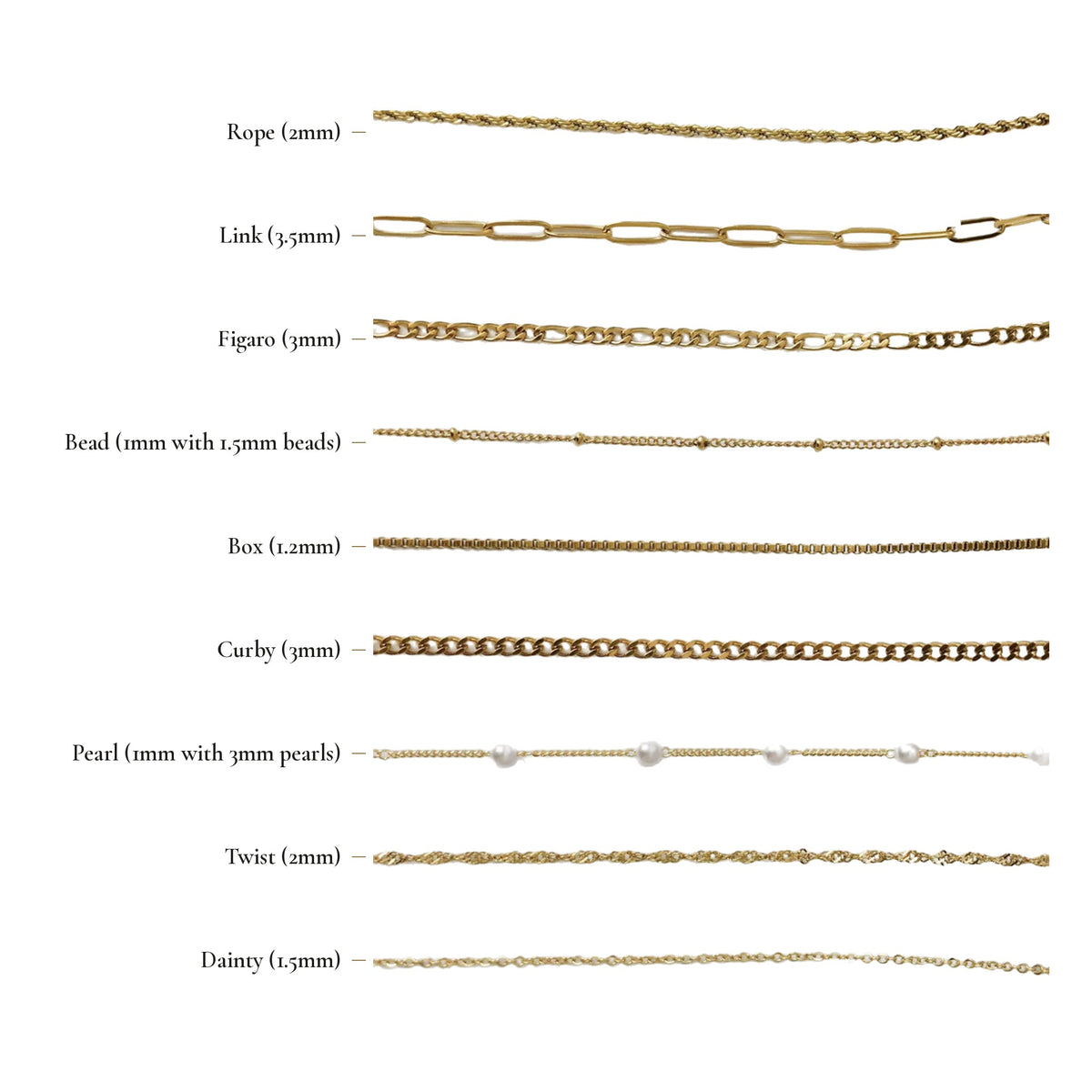 18k Gold Permanent Jewelry